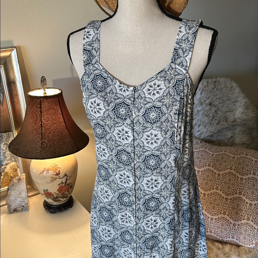 Loft Boho Hawaiian Vtg Style Printed Button Down … - image 2